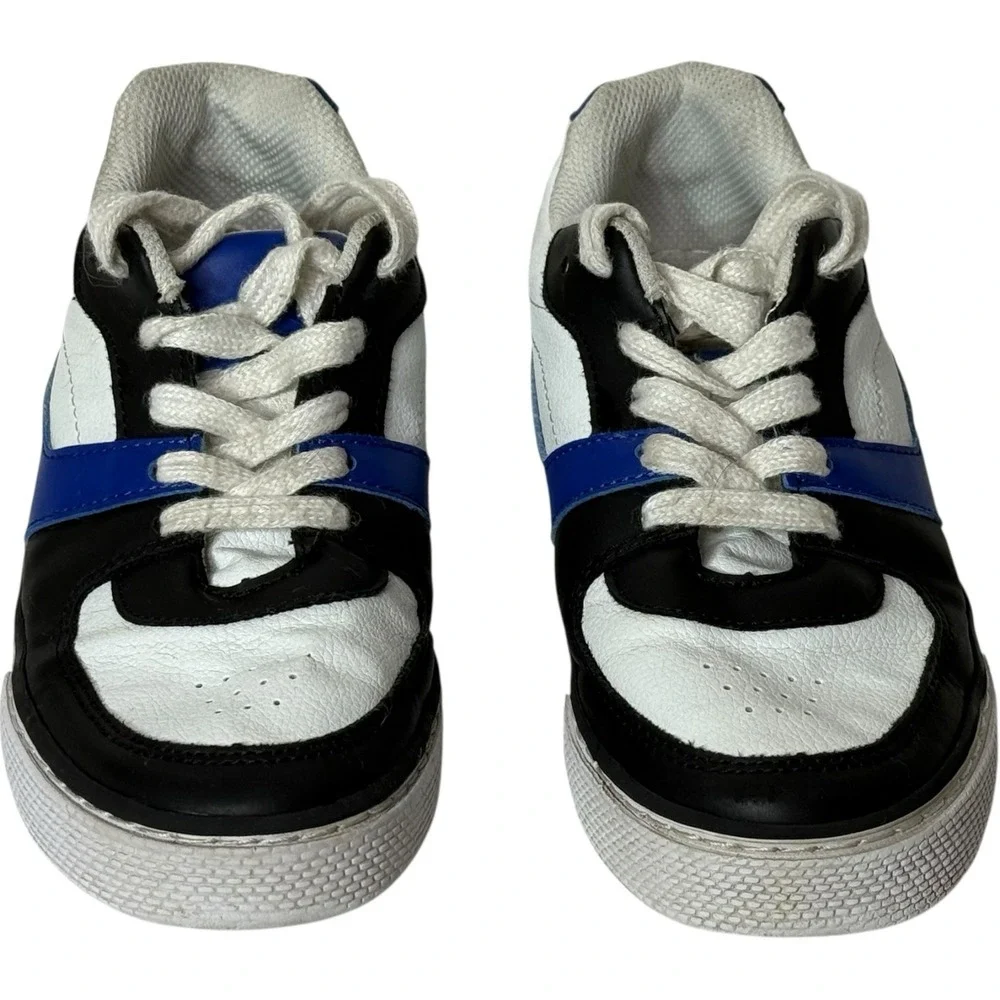 The Children's Place Blue Black White Colorblock Sneakers Boy's 2